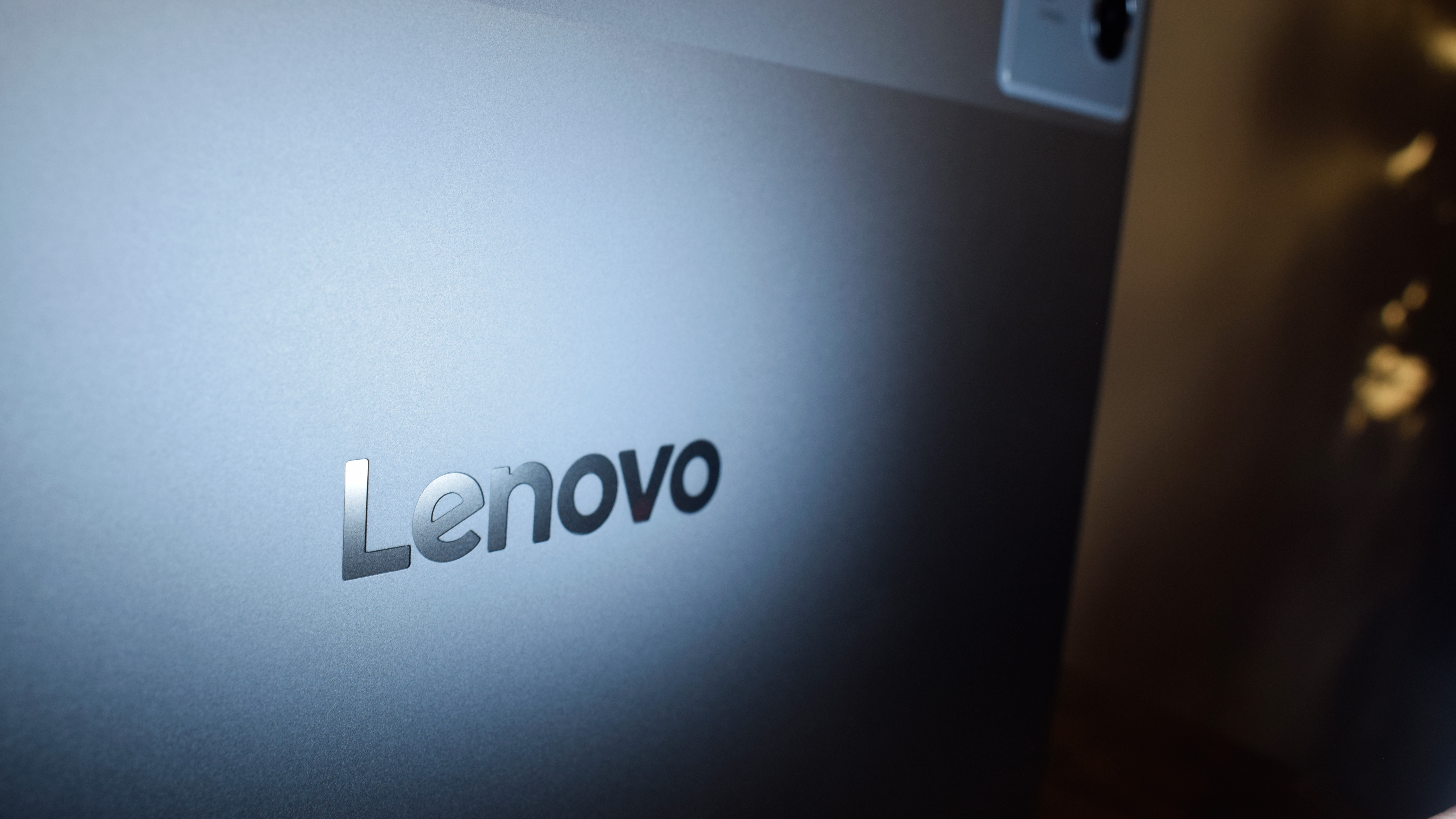 The Lenovo Idea Pad Plus on a desk