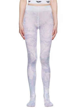 Ssense Exclusive Multicolor Printed Tights