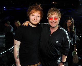 Ed Sheeran and Elton John 2013