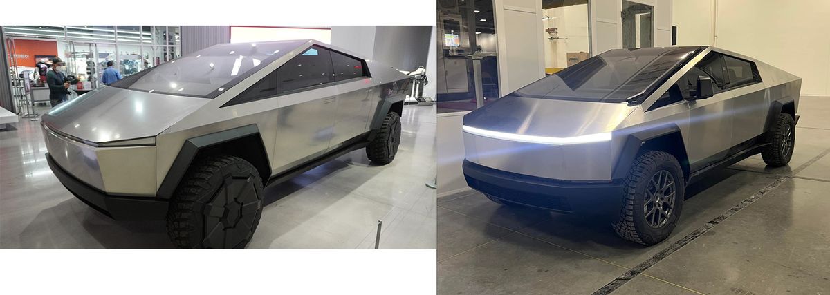 Tesla Cybertruck prototype revealed up close in leaked photos | Tom's Guide