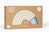Wooden Rainbow Stacker | Baby Mori