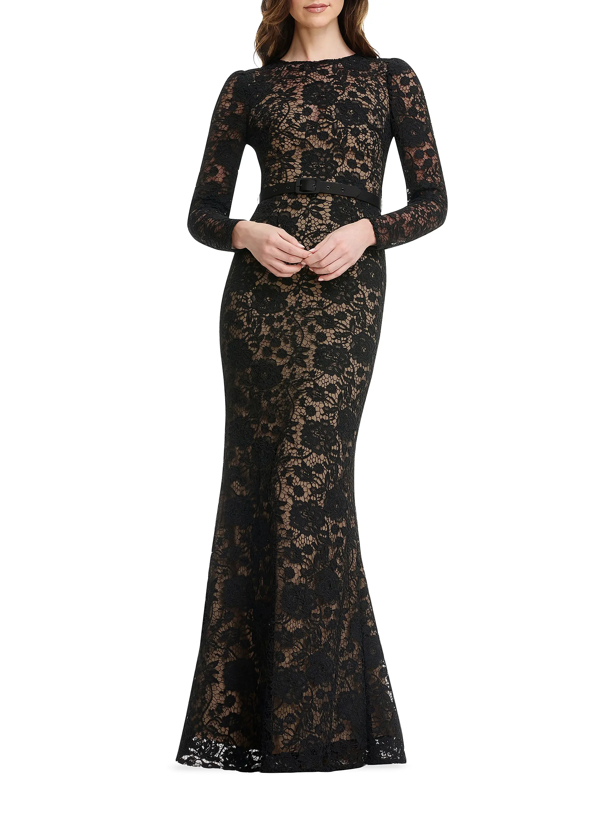 Tamra Floral Lace Mermaid Gown