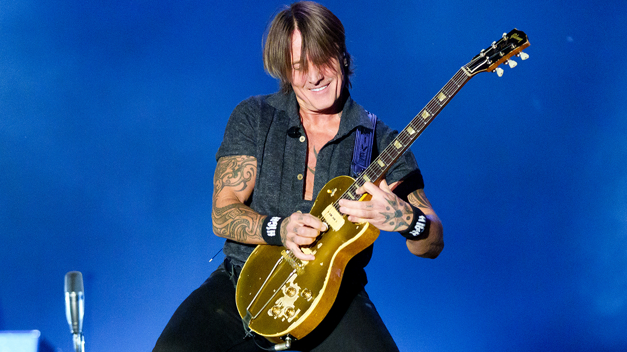 Keith Urban performs at Country Thunder Wisconsin at the Shadow Hill Ranch in Twin Lakes, Wisconsin on July 19, 2026