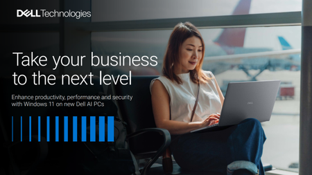 Take your business to the next level: Enhance productivity, performance and security with Windows 11 on new Dell AI PCs