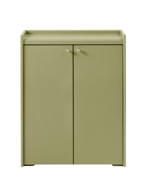 Emma Chamberlain Lacquer Wrapped Storage Cabinet (26")