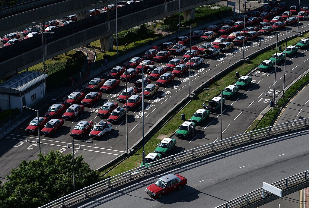 Parking in Hong Kong.