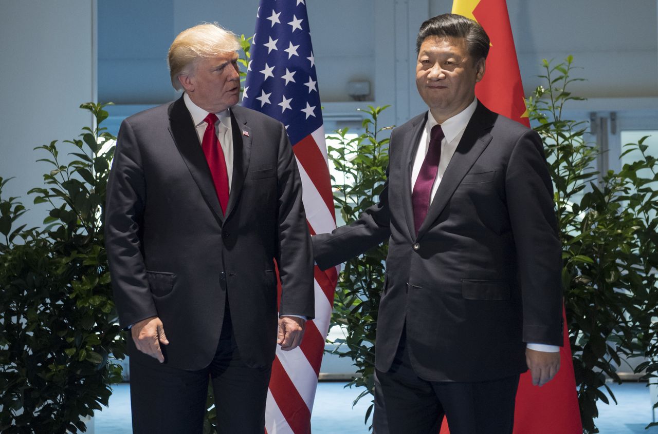 President Trump and Chinese President Xi Jinping.