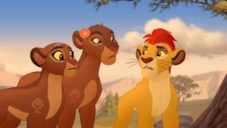 Some of the main characters in The Lion Guard.