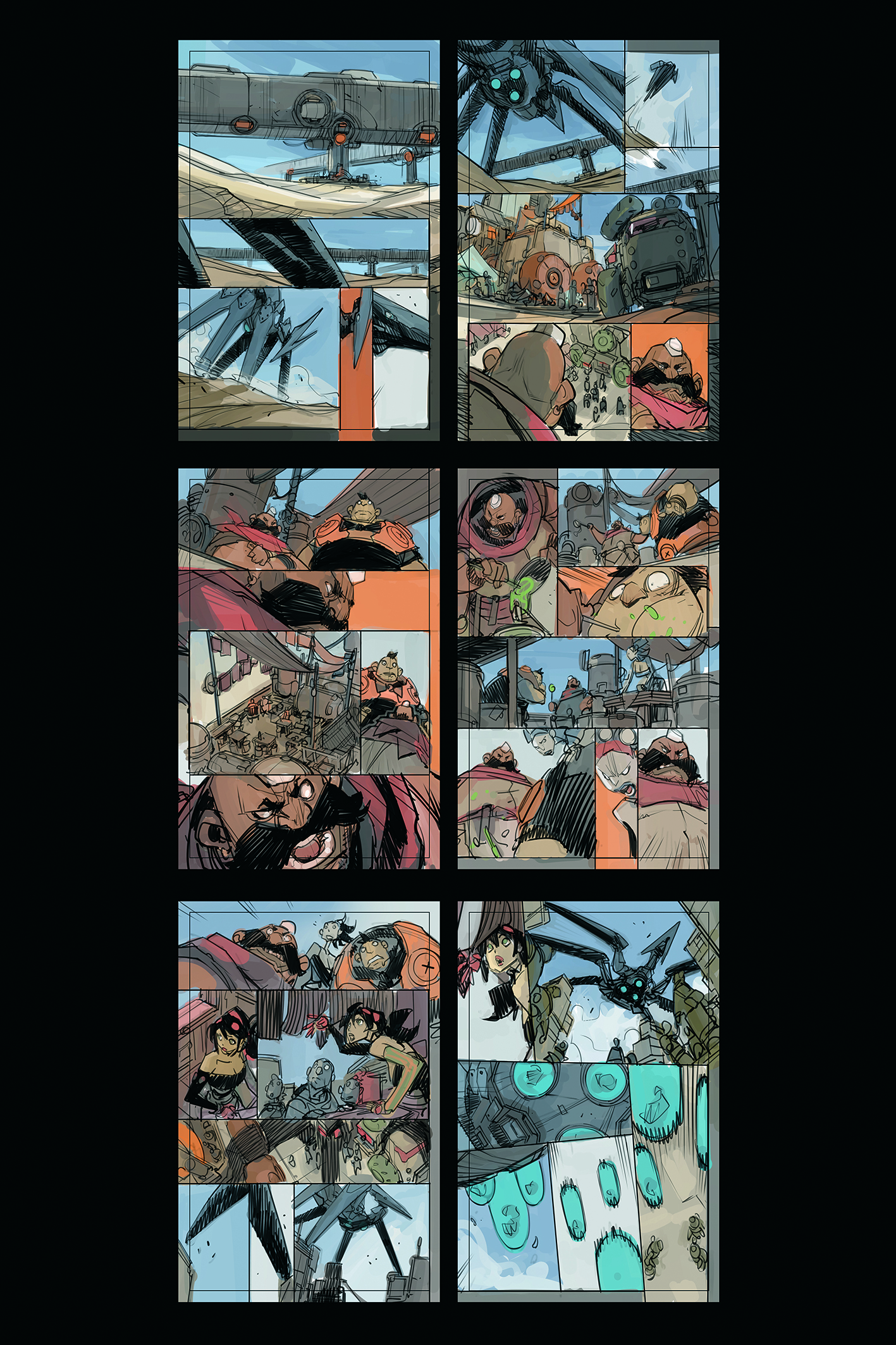 How to make comic panels