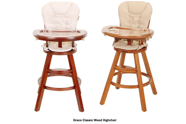 recall, Graco, classic wood highchairs, Graco Children's Products