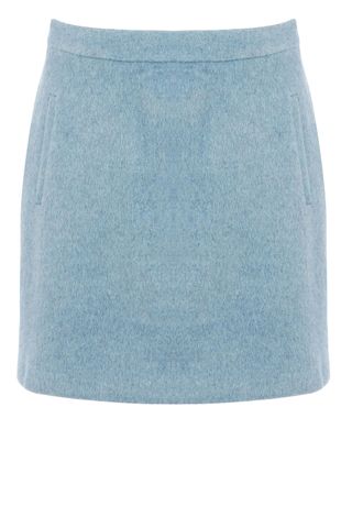 Warehouse Blue Pelmet Skirt, £45
