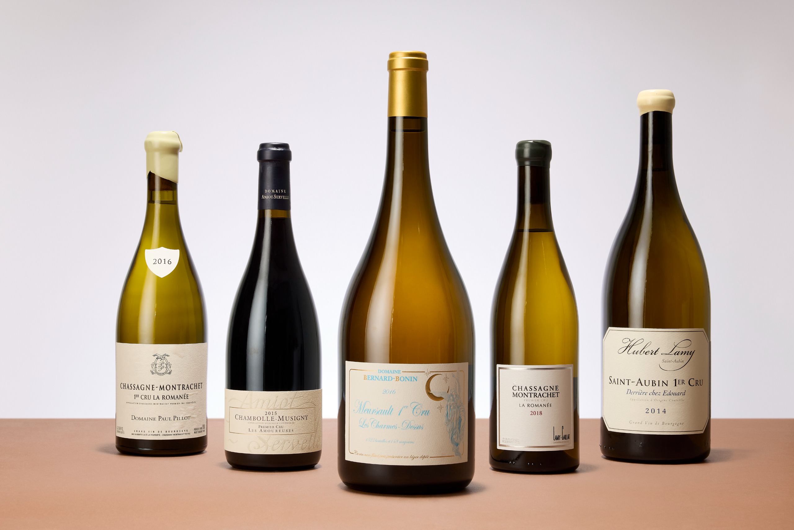 Burgundy bottles