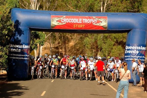 stage start at Irvinebank