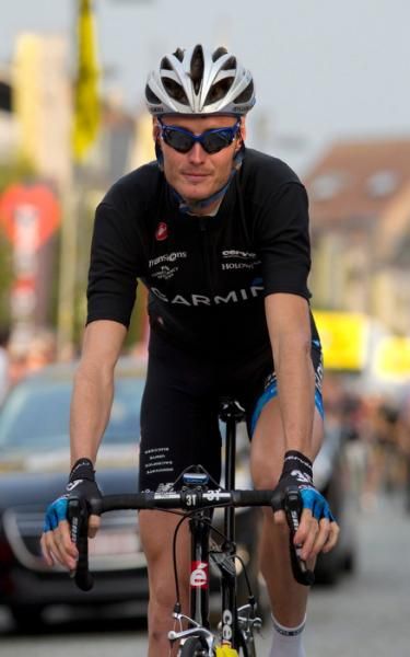 Johan Van Summeren was clad in an all-black kit