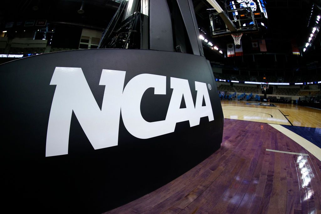 NCAA logo.