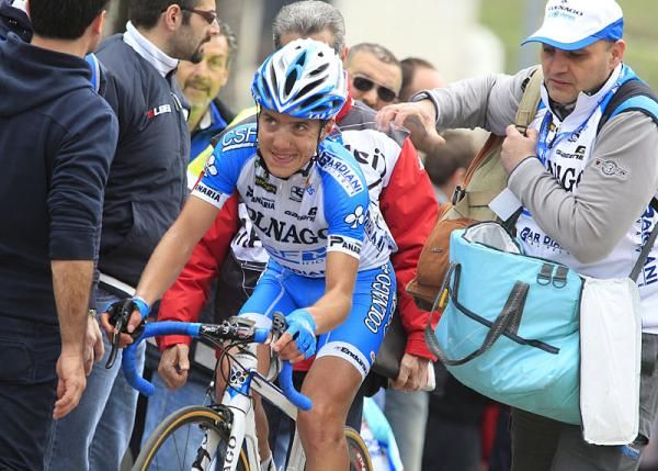 Domenico Pozzovivo (Colnago - CSF) after the finish