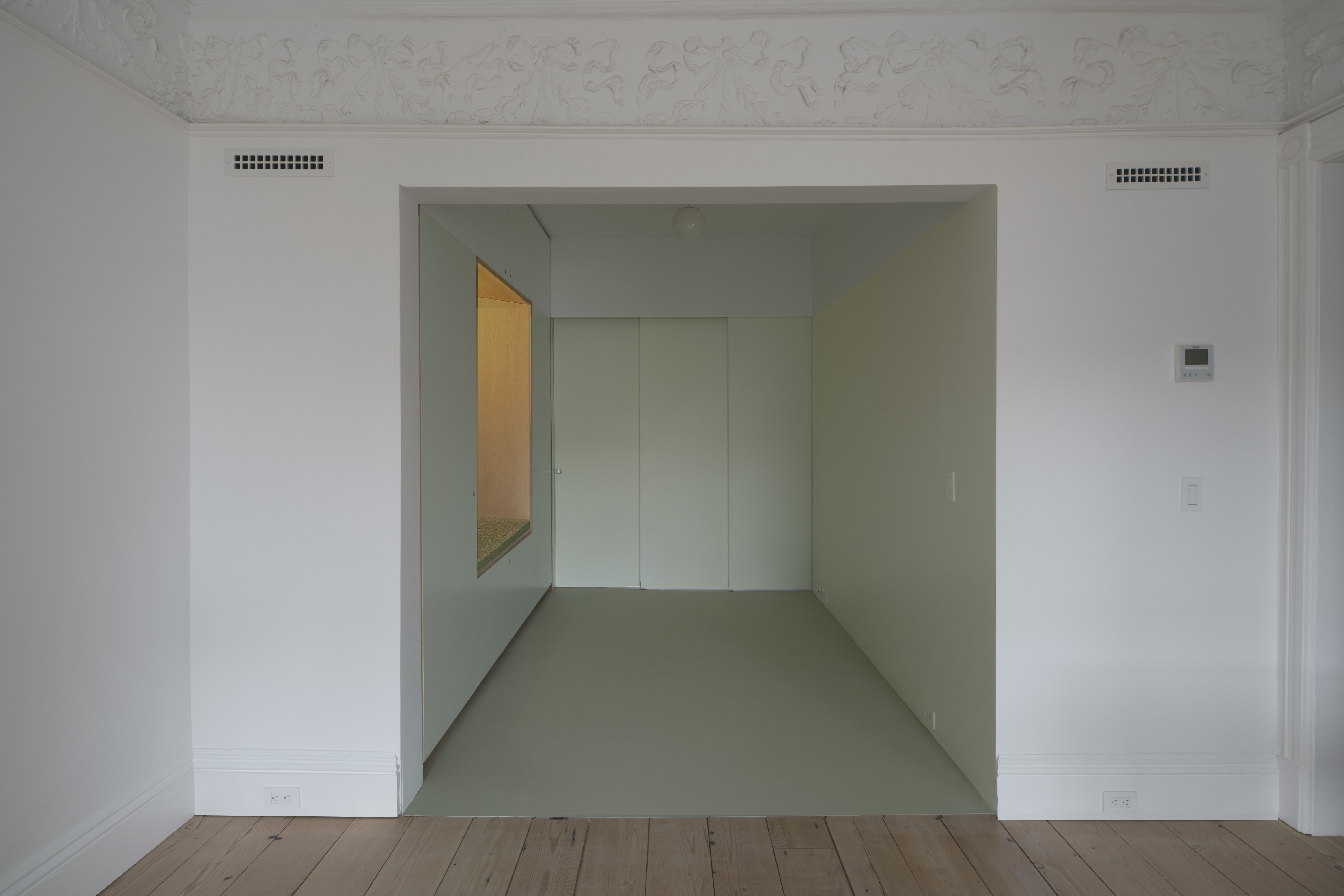 Interior at at generation house in new york, a Brooklyn brownstone transformed by Soft-Firm architects