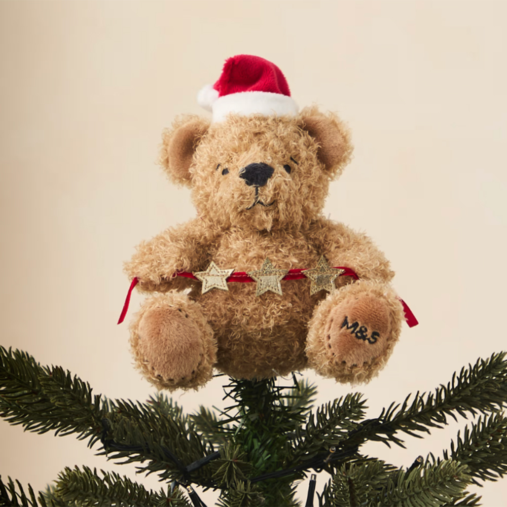 Spencer Bear Christmas tree topper