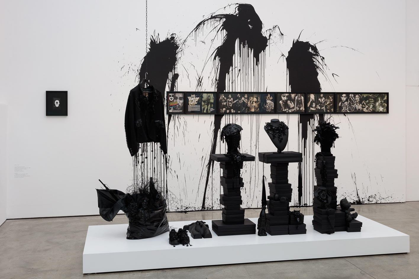 Installation view of the ‘Never Again’ retrospective at London’s Institute of Contemporary Arts in 2016.