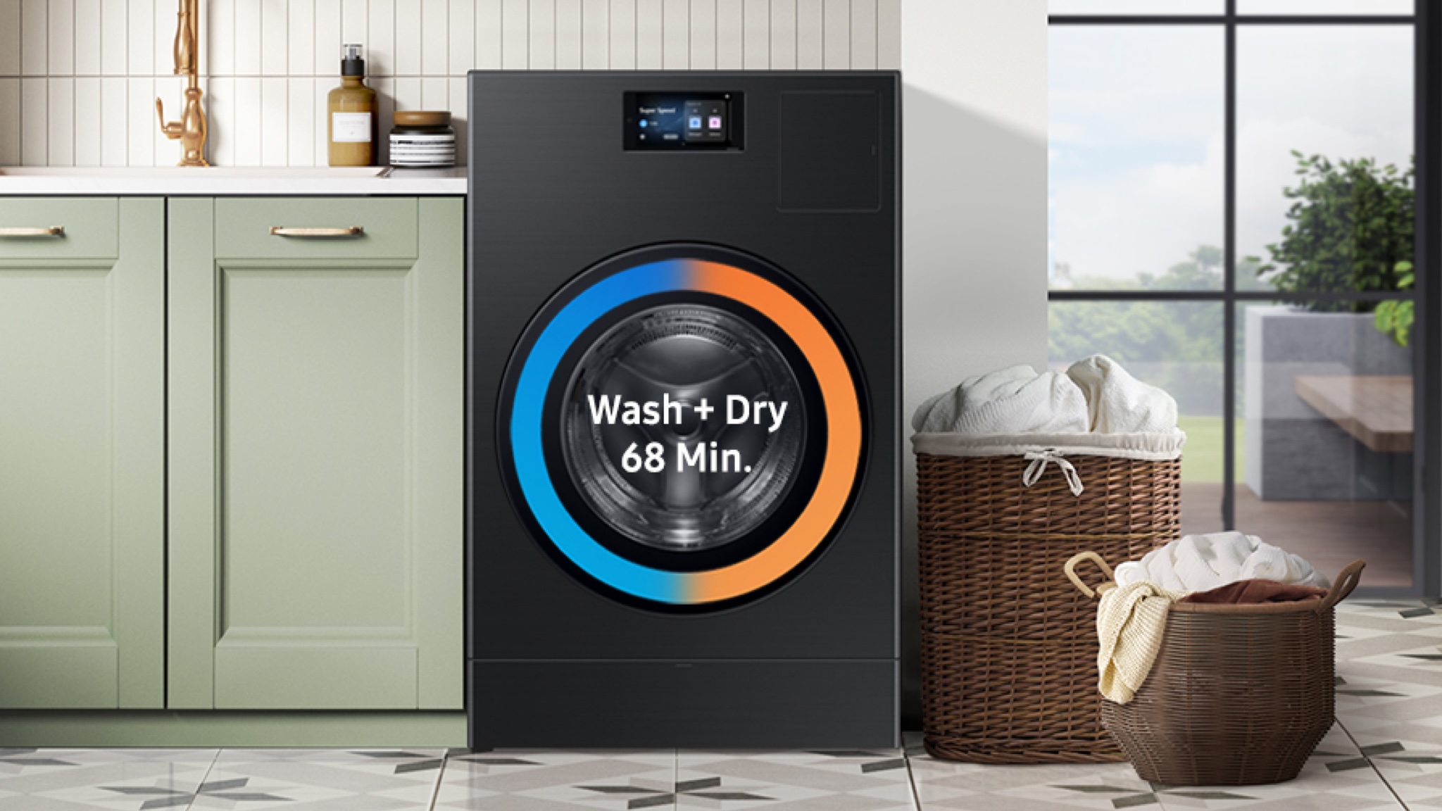The new Samsung Bespoke AI Vented Laundry Combo