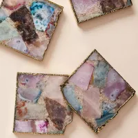 8. Composite Agate Coaster: