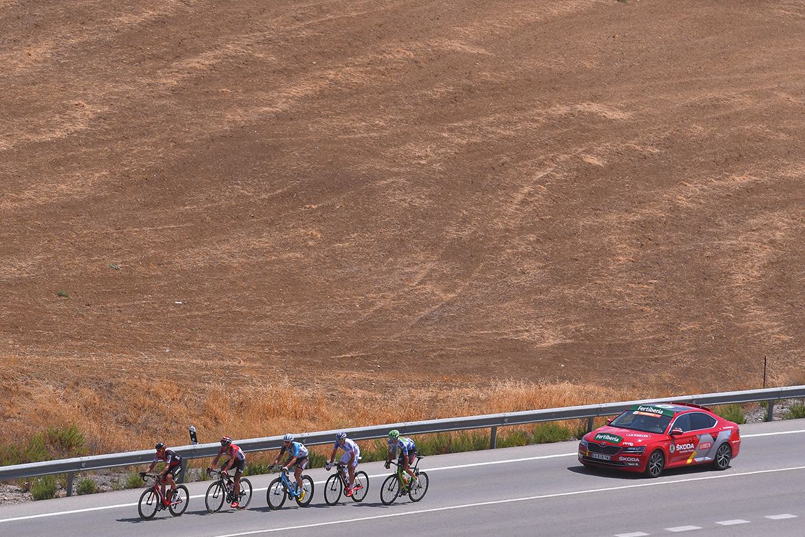The escapees on stage 13 of the Vuelta a Espana