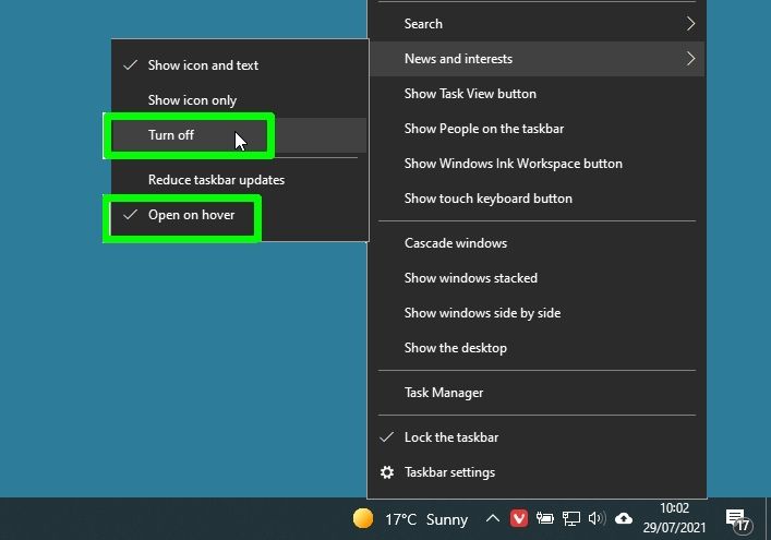 How to remove the Windows 10 news and weather widget | Tom's Guide
