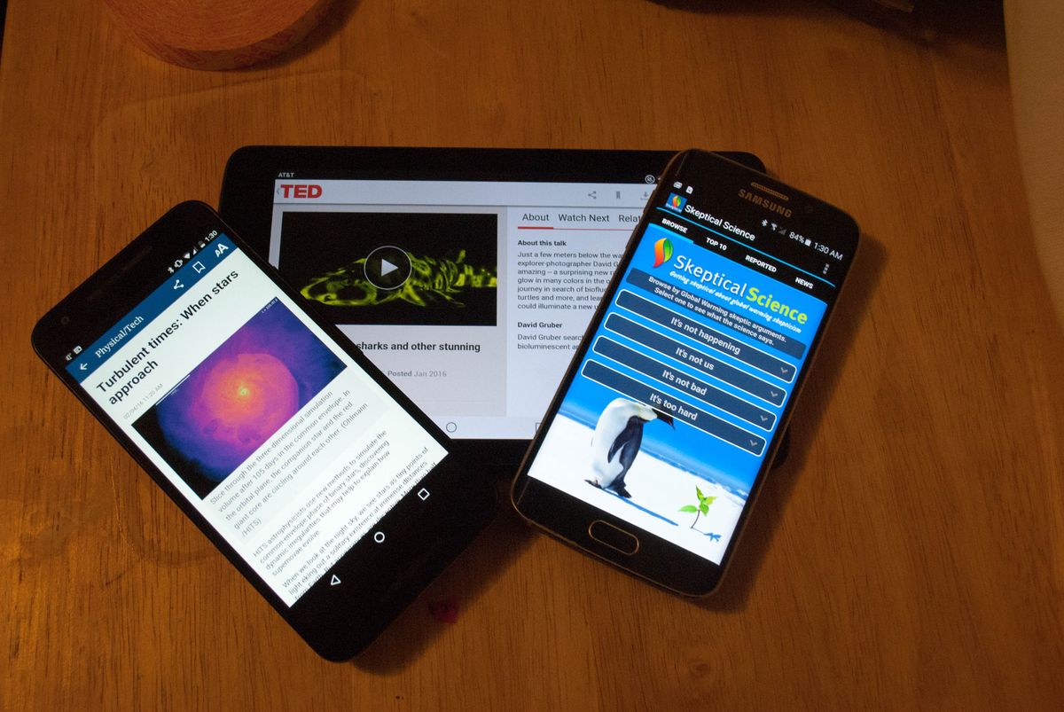 Five great Android apps to add a dash of science to your life