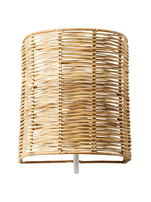 Santa Barbara Rattan Drum Sconce