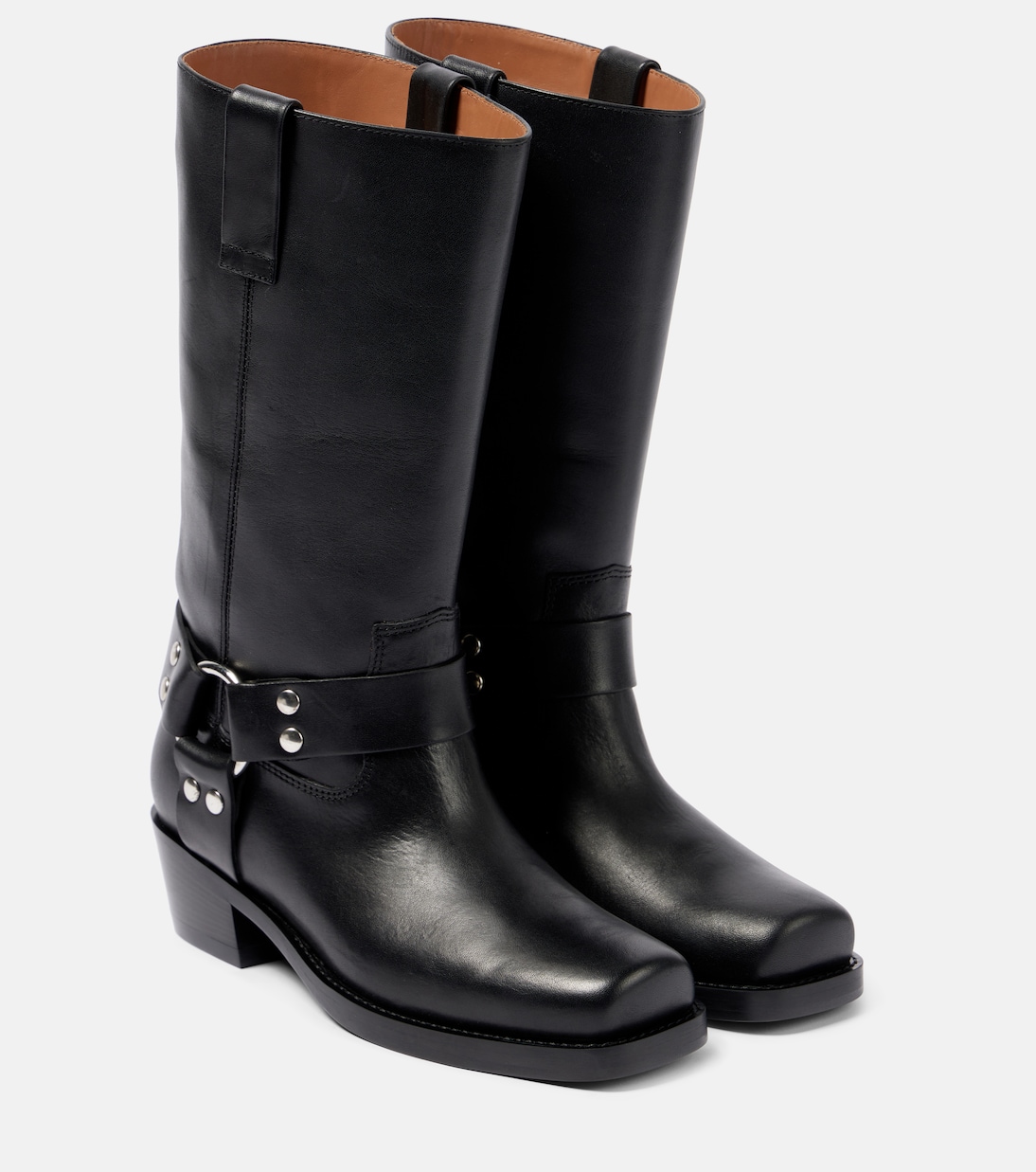 Roxy Leather Biker Boots