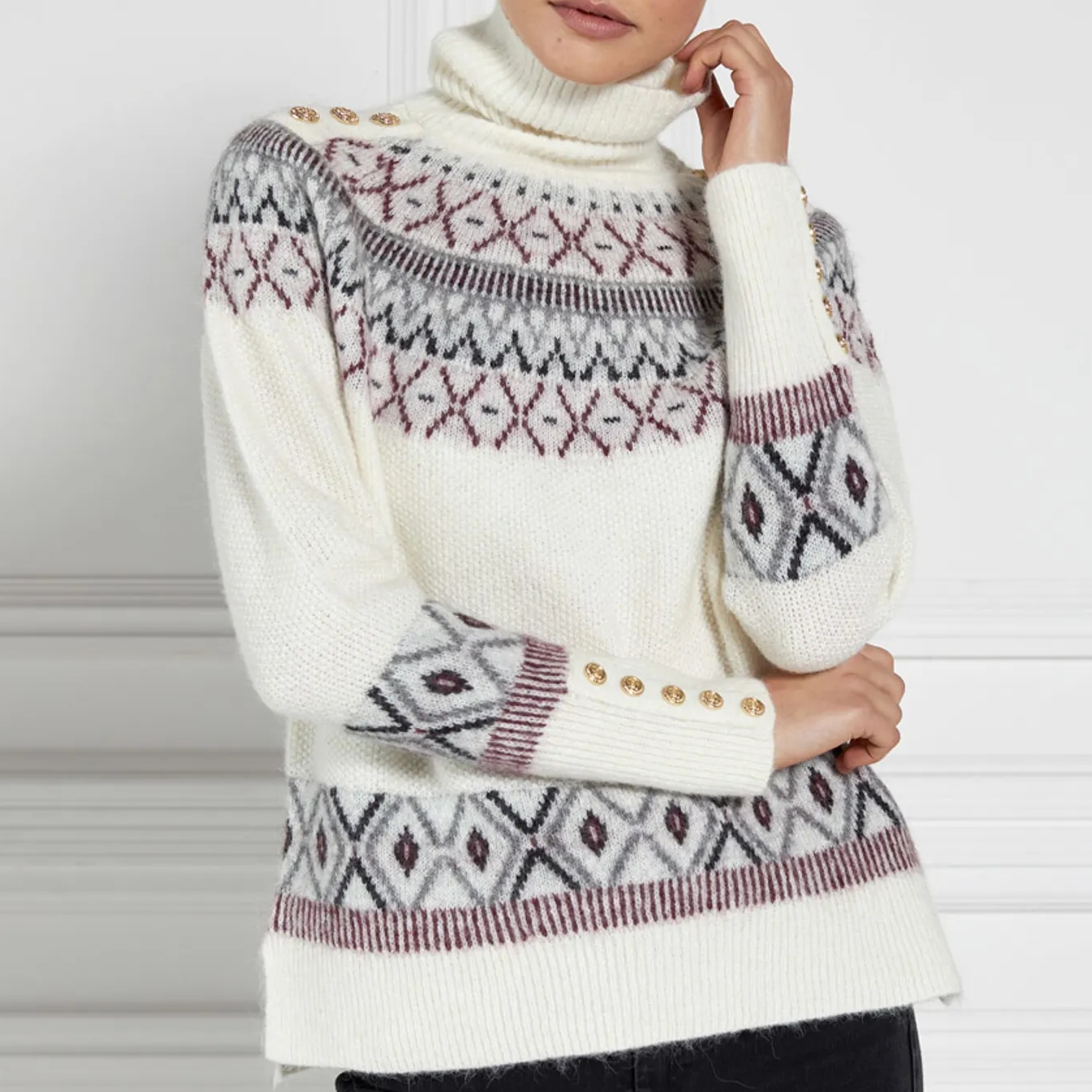Holland Cooper Fairisle Knitted Jumper