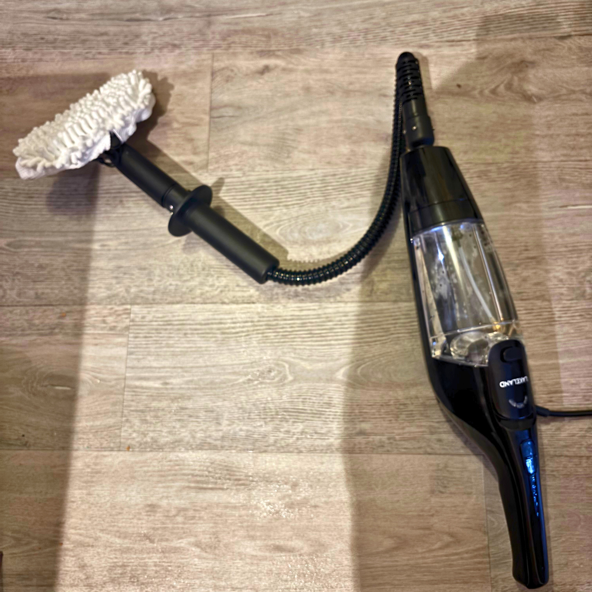 Lakeland 2-in-1 Steam Mop window cleaning attachments