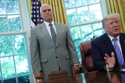 Vice President Pence and President Trump.