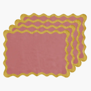 Scalloped placemat