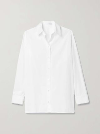 Essentials Sisilia Cotton-Poplin Shirt