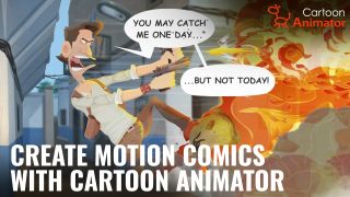 A still from a motion comic created in Cartoon Animator 5