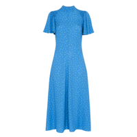 Uneven Spot Print Midi Dress, was £169 now £115 | Whistles