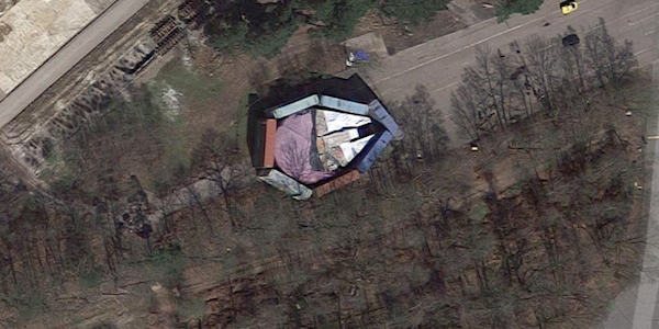 millennium falcon on google earth