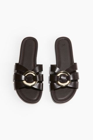 Intertwined-Strap Sandals