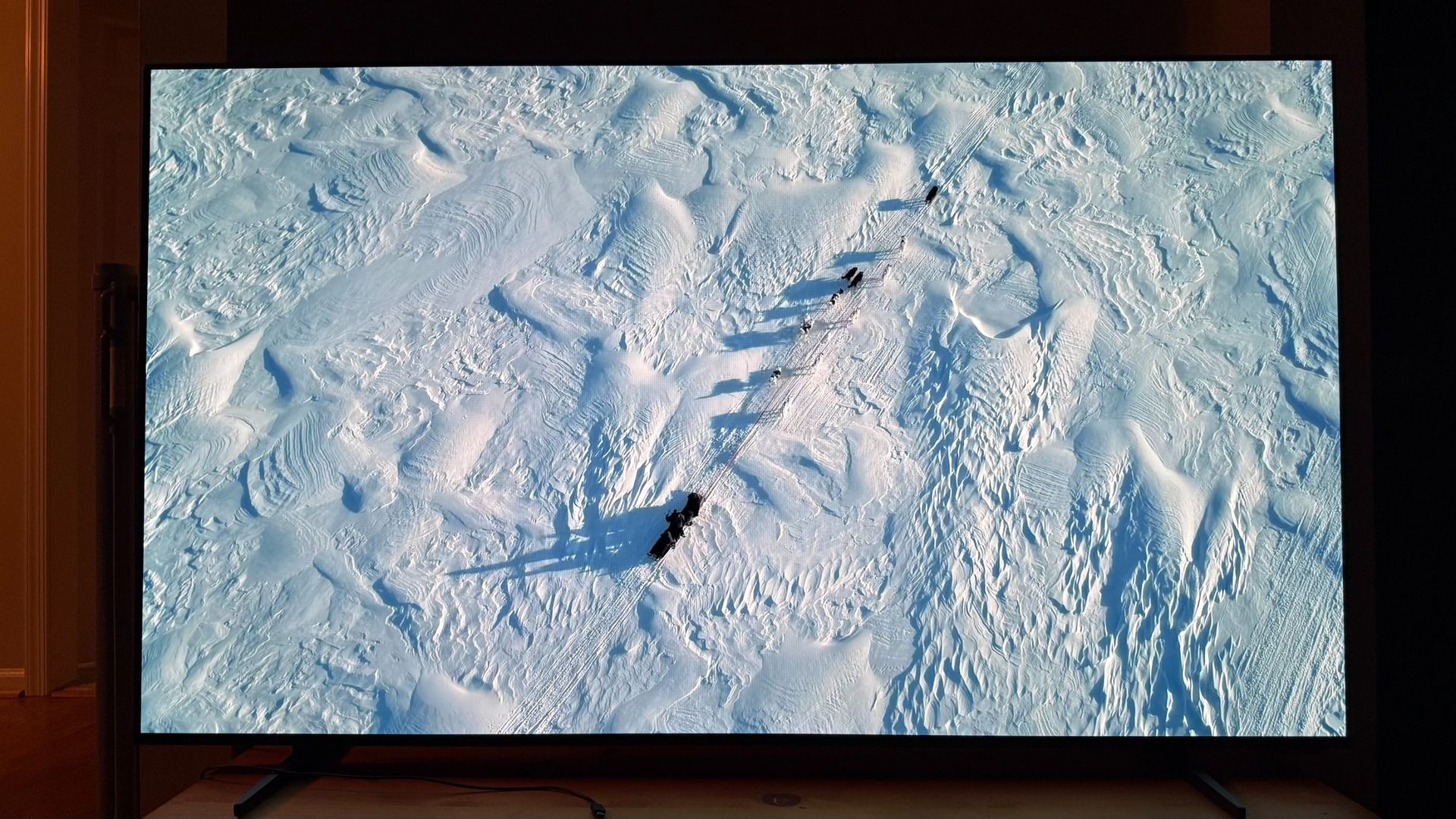 Roku Pro Series OLED showing detail from A World of Calm.