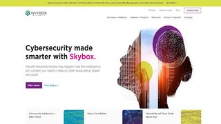 Website screenshot for SkyBox