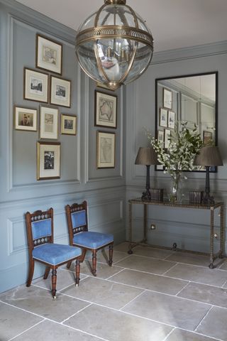 Hallway by Sims Hilditch in blue