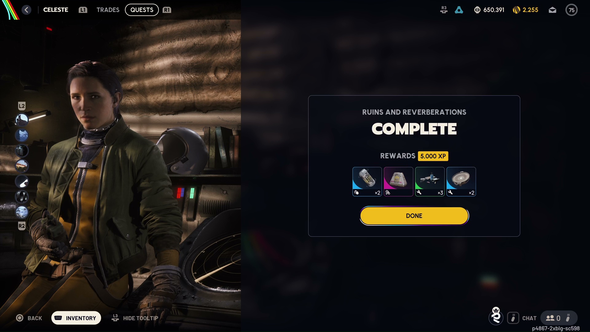 Ruins and Reverberations quest complete in Arc Raiders