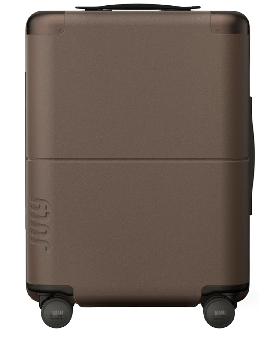 July, July Carry on With Casesafe - 20" Trackable Tsa Lock Airline Approved Carry on Luggage