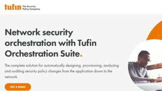 Tufin Orchestration Suite website screenshot.