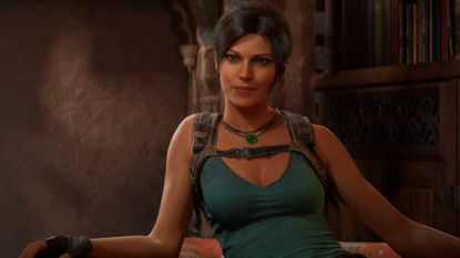 Lara Croft in a screenshot from Tomb Raider: Legacy of Atlantis.