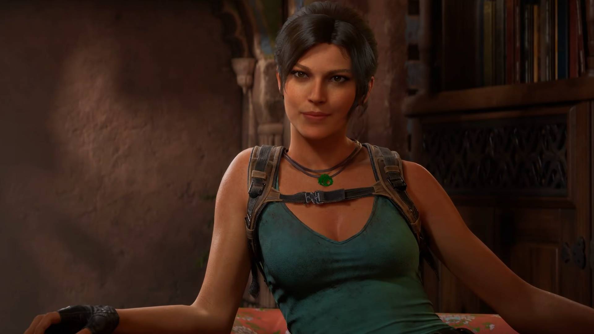Lara Croft in a screenshot from Tomb Raider: Legacy of Atlantis.