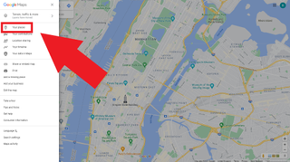 how to change home on Google Maps - open your places