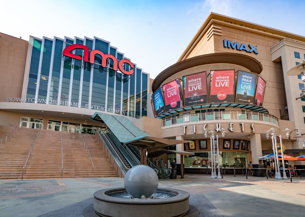 Downtown Burbank&#039;s AMC Theater.