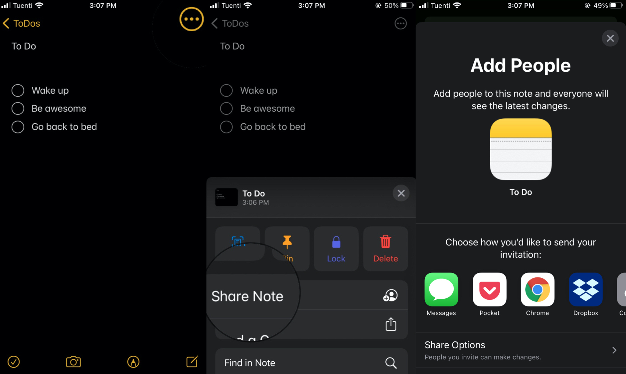 How to Share and Print Notes on iPhone and iPad | iMore